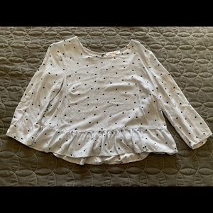 Peplum Blouse Size Medium